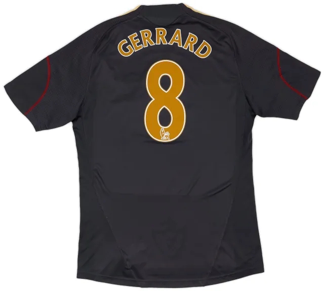 adidas 2009-10 Liverpool Away Shirt Gerrard #8 - 6/10 - (L)