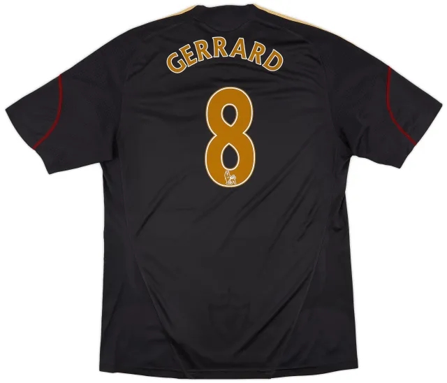 adidas 2009-10 Liverpool Away Shirt Gerrard #8 - 6/10 - (XL)