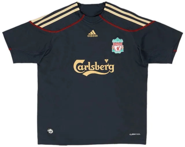 adidas 2009-10 Liverpool Away Shirt - 7/10 - (M.Boys)
