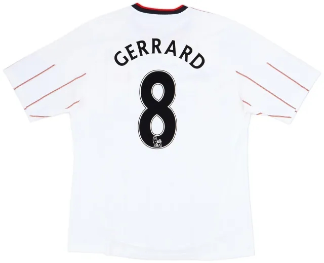 adidas 2010-11 Liverpool Away Shirt Gerrard #8 - 6/10 - (XL)