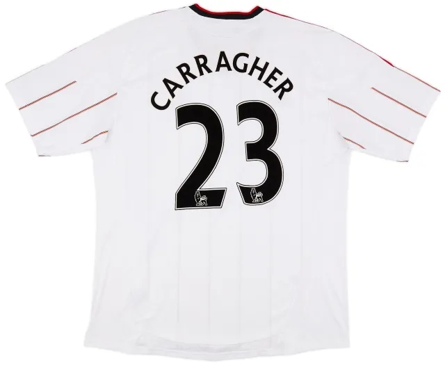 adidas 2010-11 Liverpool Away Shirt Carragher #23 - 7/10 - (XXL)