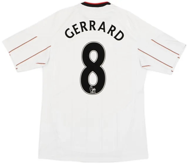 adidas 2010-11 Liverpool Away Shirt Gerrard #8 - 7/10 - (M)