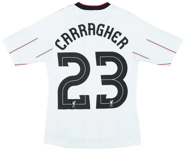 adidas 2010-11 Liverpool Away Shirt Carragher #23 - 7/10 - (XS)