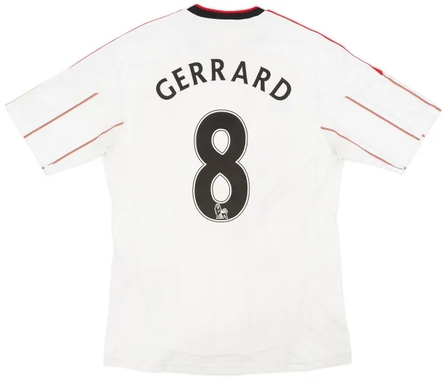 adidas 2010-11 Liverpool Away Shirt Gerrard #8 - 5/10 - (S)