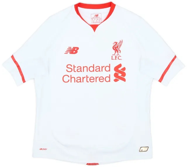NewBalance 2015-16 Liverpool Away Shirt - 7/10 - (M.Boys)
