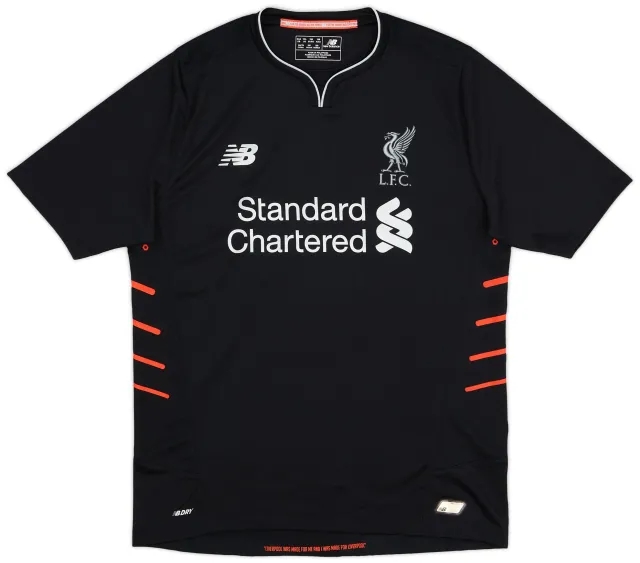 NewBalance 2016-17 Liverpool Away Shirt - 9/10 - (XL.Boys)