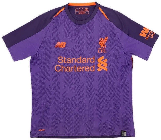 NewBalance 2018-19 Liverpool Away Shirt - 7/10 - (L.Boys)