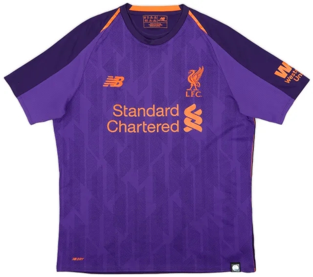 NewBalance 2018-19 Liverpool Away Shirt - 9/10 - (XL.Boys)