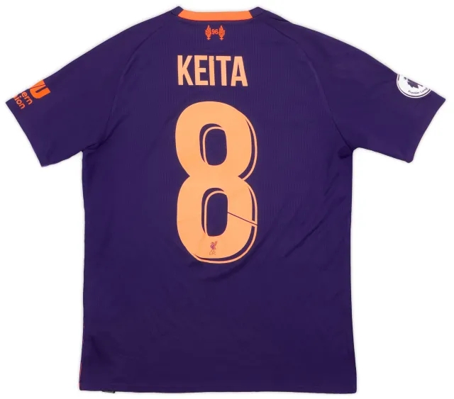 NewBalance 2018-19 Liverpool Away Shirt Keita #8 - 8/10 - (XL.Boys)