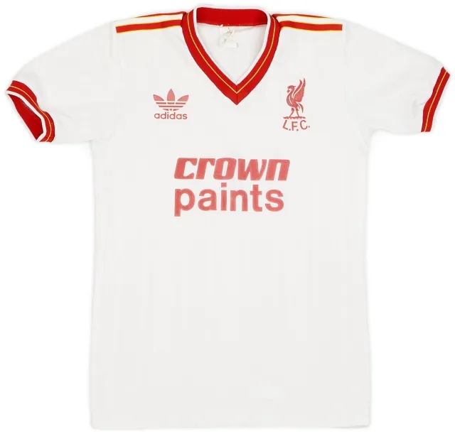 adidas 1985-86 Liverpool Away Shirt - 9/10 - (Y)