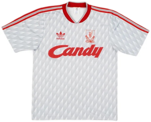adidas 1989-91 Liverpool Away Shirt - 6/10 - (M)