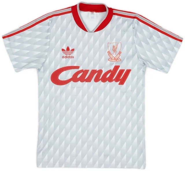 adidas 1989-91 Liverpool Away Shirt 6/10 - (Y)