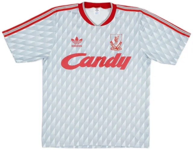 adidas 1989-91 Liverpool Away Shirt - 6/10 - (M)
