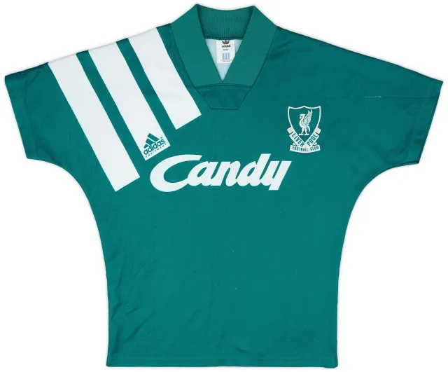adidas 1991-92 Liverpool Away Shirt - 9/10 - (M.Boys)