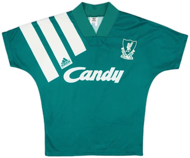 adidas 1991-92 Liverpool Away Shirt - 9/10 - (M.Boys)