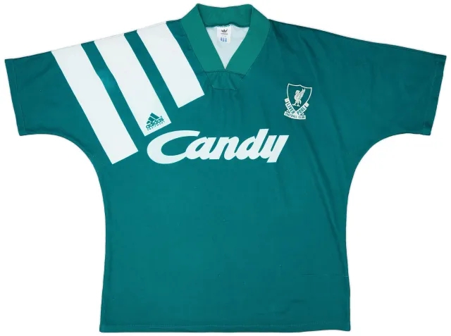 adidas 1991-92 Liverpool Away Shirt - 8/10 - (L)