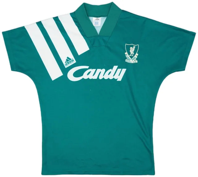 adidas 1991-92 Liverpool Away Shirt - 6/10 - (S)