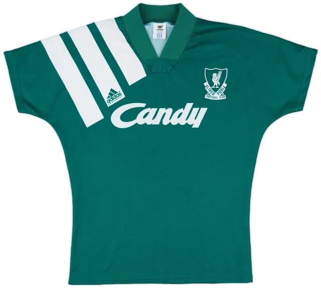 adidas 1991-92 Liverpool Away Shirt - 9/10 - (S)