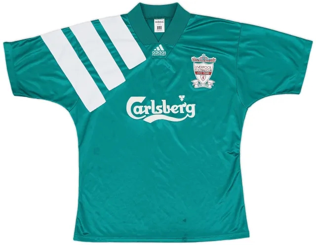adidas 1992-93 Liverpool Centenary Away Shirt - 8/10 - (M/L)
