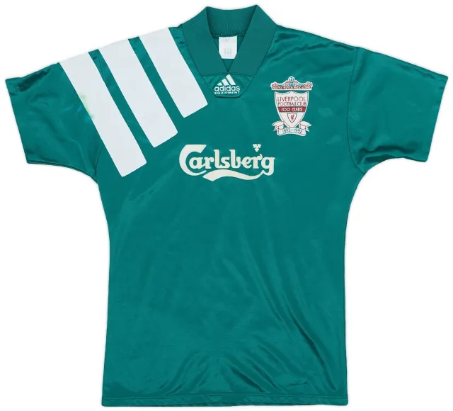 adidas 1992-93 Liverpool Centenary Away Shirt - 6/10 - (S)