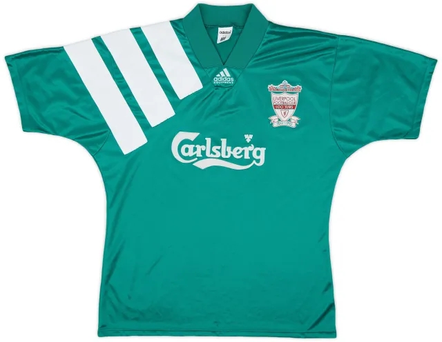 adidas 1992-93 Liverpool Centenary Away Shirt - 9/10 - (L)