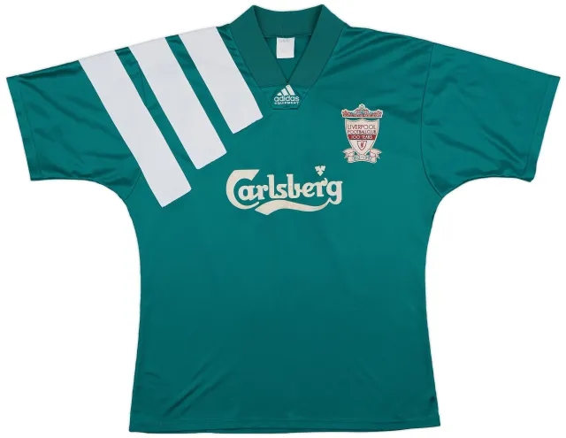 adidas 1992-93 Liverpool Centenary Away Shirt - 7/10 - (L)