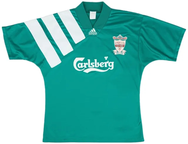 adidas 1992-93 Liverpool Centenary Away Shirt - 9/10 - (L)
