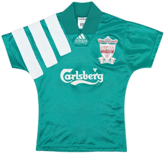adidas 1992-93 Liverpool Centenary Away Shirt - 8/10 - (4-5Y)