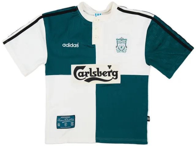 adidas 1995-96 Liverpool Away Shirt - 8/10 - (7-8Y)