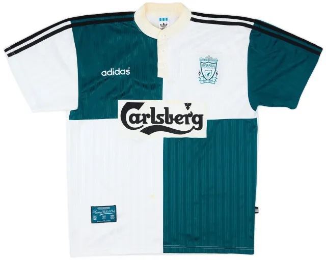 adidas 1995-96 Liverpool Away Shirt - 5/10 - (L)
