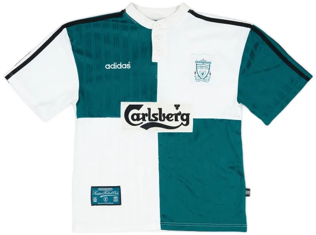 adidas 1995-96 Liverpool Away Shirt - 6/10 - (S.Boys)