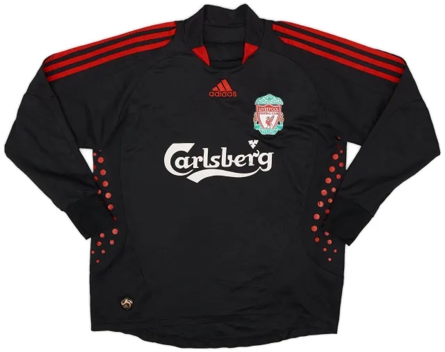 adidas 2008-09 Liverpool GK Shirt - 6/10 - (XL.Boys)