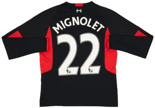 NewBalance 2015-16 Liverpool GK Shirt Mignolet #22 - 7/10 - (XL.Boys)