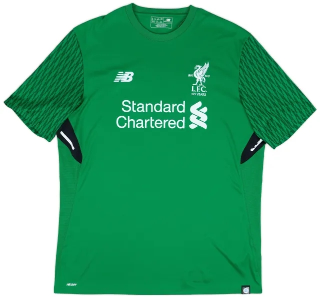 NewBalance 2017-18 Liverpool '125 Years' GK Shirt - 8/10 - (XL)