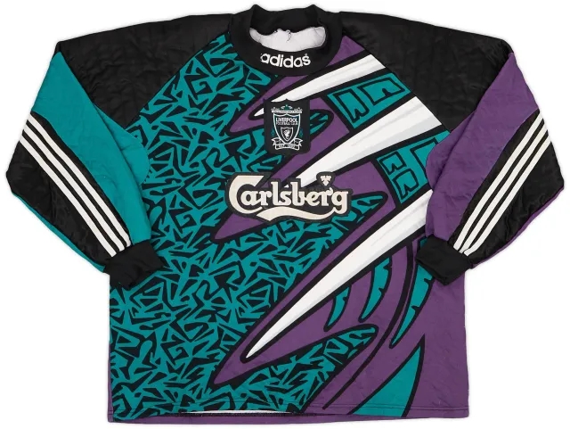 adidas 1995-96 Liverpool GK Shirt - 8/10 - (XXL)
