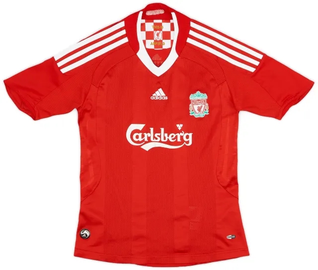 adidas 2008-10 Liverpool Home Shirt - 7/10 - (XS.Boys)