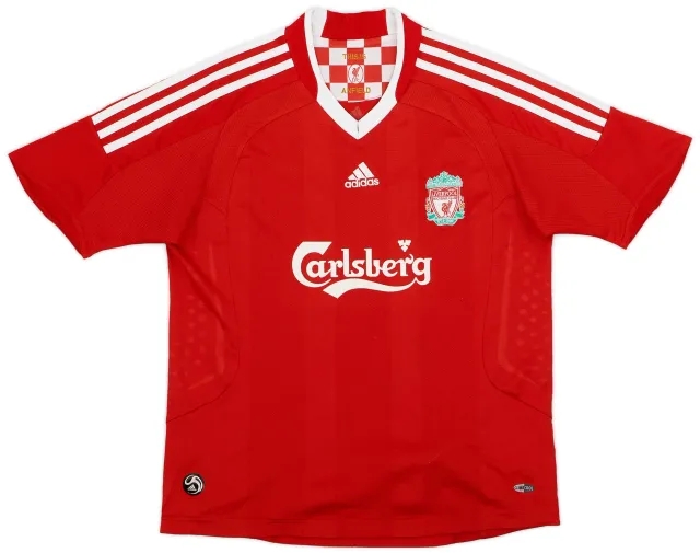adidas 2008-10 Liverpool Home Shirt - 6/10 - (L.Boys)