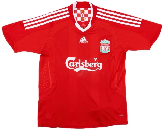 adidas 2008-10 Liverpool Home Shirt - 6/10 - (XL.Boys)