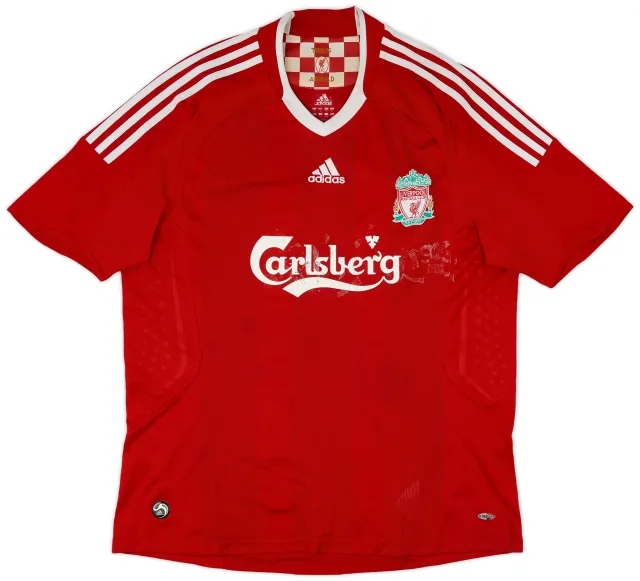 adidas 2008-10 Liverpool Home Shirt - 4/10 - (L)