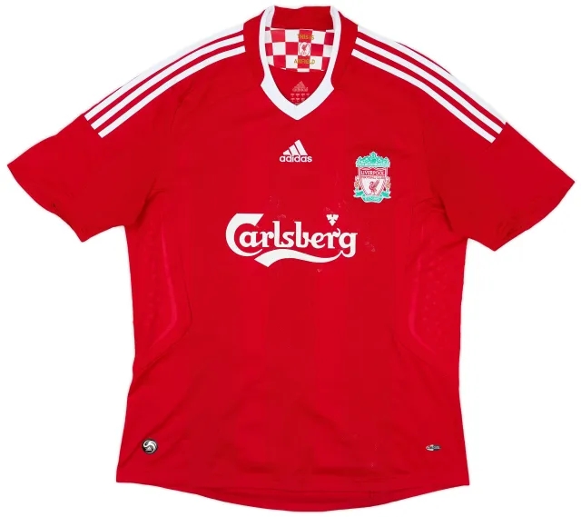 adidas 2008-10 Liverpool Home Shirt - 5/10 - (L)