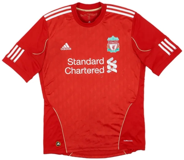 adidas 2010-12 Liverpool Home Shirt - 5/10 - (M)