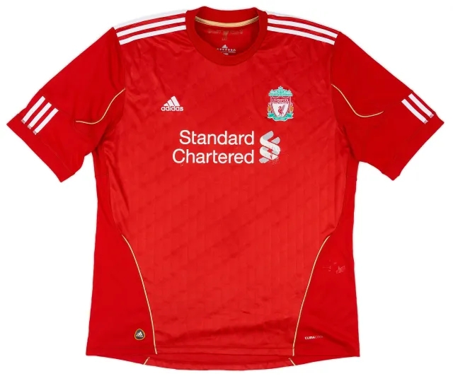 adidas 2010-12 Liverpool Home Shirt - 5/10 - (XXL)
