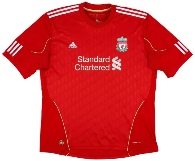 adidas 2010-12 Liverpool Home Shirt - 5/10 - (XXL)