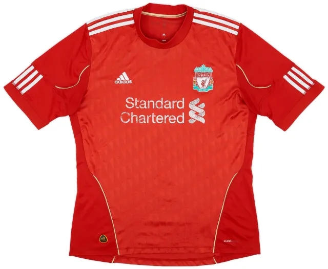 adidas 2010-12 Liverpool Home Shirt - 4/10 - (L)