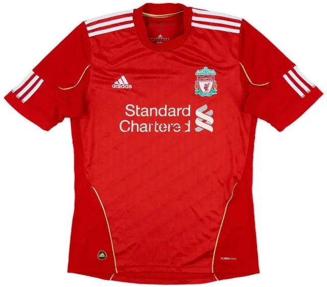 adidas 2010-12 Liverpool Home Shirt - 5/10 - (M)