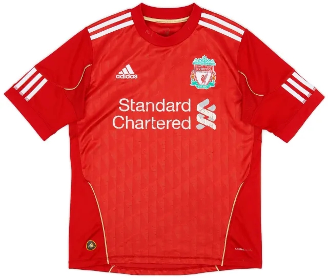 adidas 2010-12 Liverpool Home Shirt - 4/10 - (S)