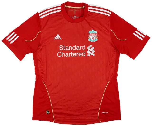 adidas 2010-12 Liverpool Home Shirt - 4/10 - (XL)