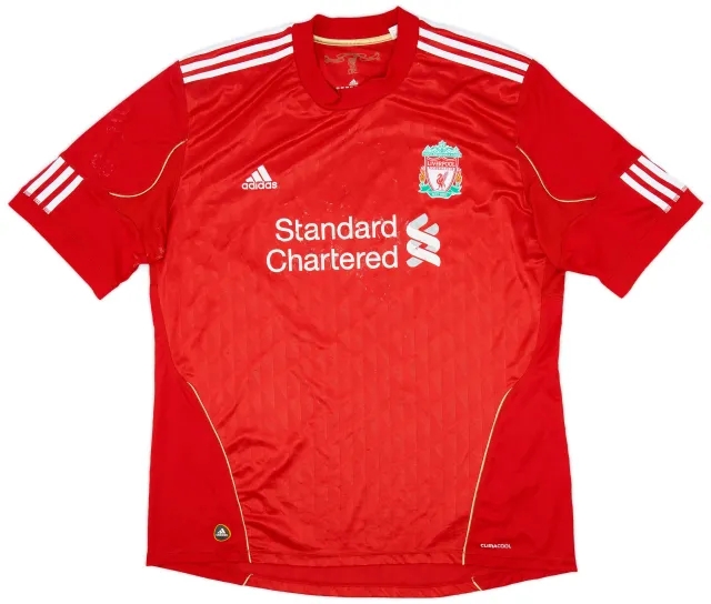 adidas 2010-12 Liverpool Home Shirt - 5/10 - (XXL)