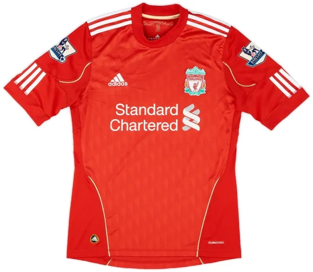 adidas 2010-12 Liverpool Home Shirt - 4/10 - (S)