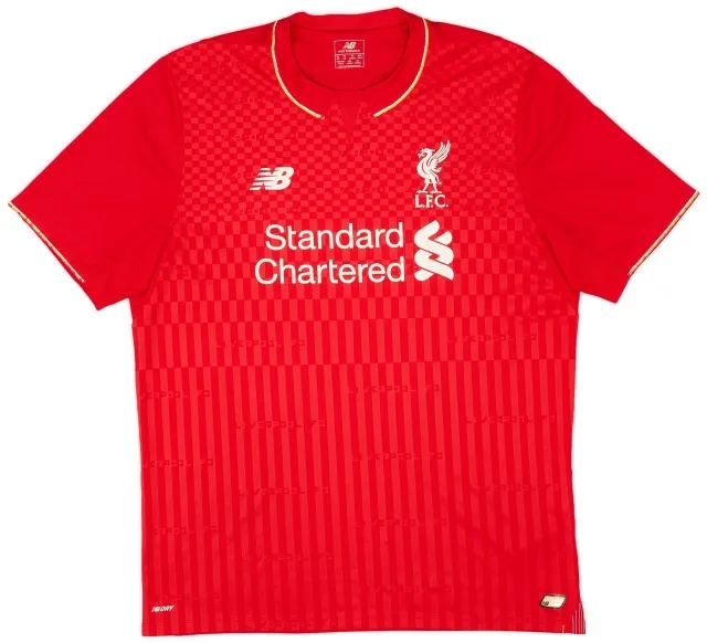 NewBalance 2015-16 Liverpool Home Shirt - 6/10 - (XL)